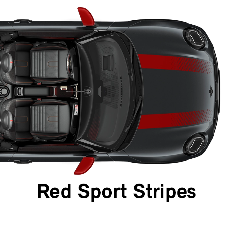  MINI - equipment - sport style red sport stripes