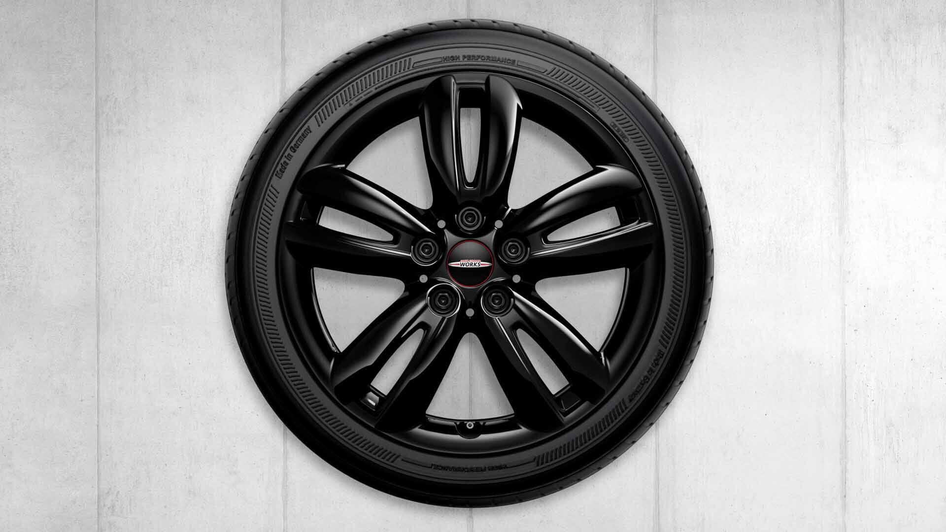 Jcw Light Alloy Wheel Track Spoke 501 In Jet Black