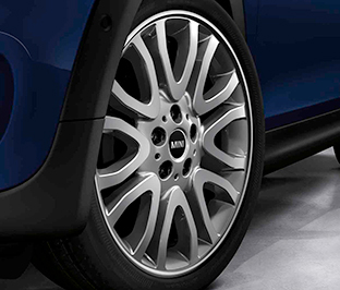 Mini Light Alloy Wheel Vanity Spoke 504 In Spectre Grey
