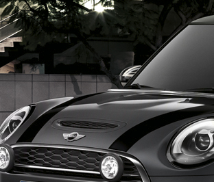 Mini Bonnet Stripes Matte Black