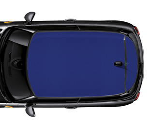 Mini Roof Decal In Blue Glitter