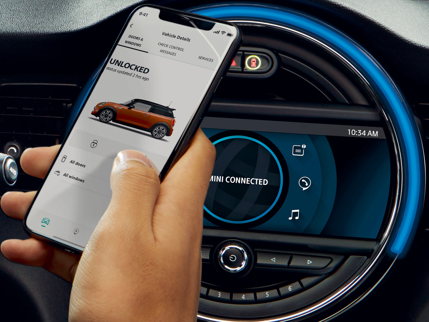 Mini electric on sale apple carplay