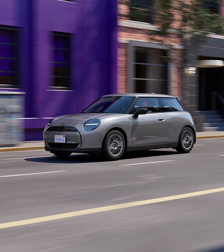 All-electric MINI Cooper E Classic with 17” Parallel Spoke 2 tone wheels.
