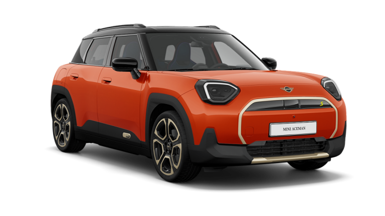 New all-electric MINI Aceman cut-out