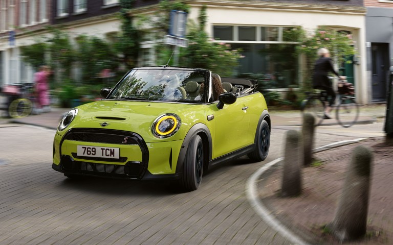 MINI Cooper S Convertible near the beach