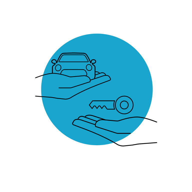 Financial Services - buy or lease - illustration