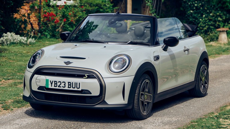 All-Electric MINI Convertible – side view