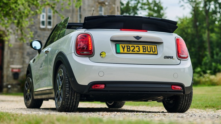 All-Electric MINI Convertible – back view