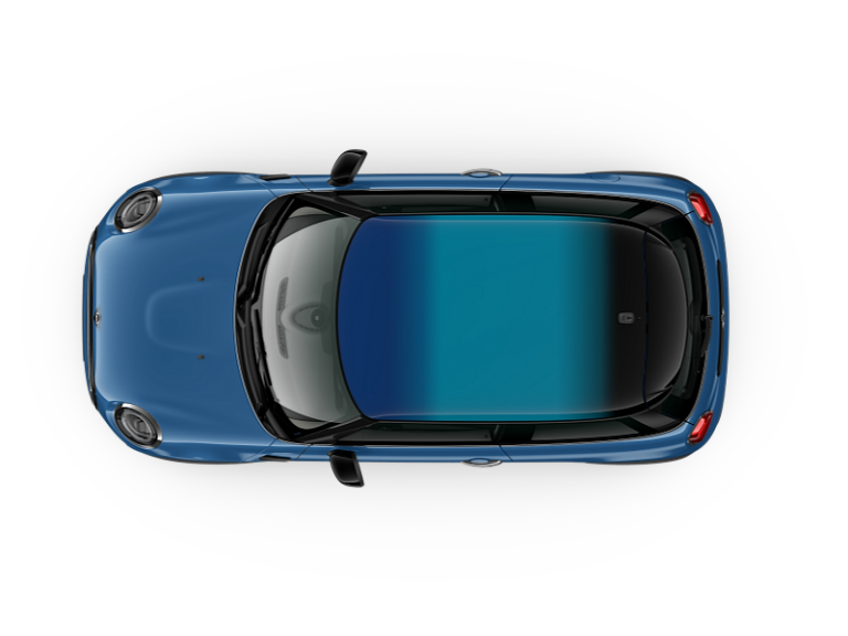 Multi-tone blue roof