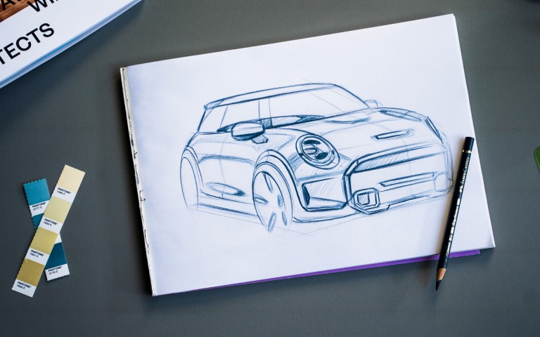 Picture of the finished MINI drawing.