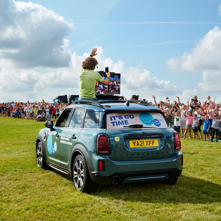 MINI Countryman at PE with Joe Wicks