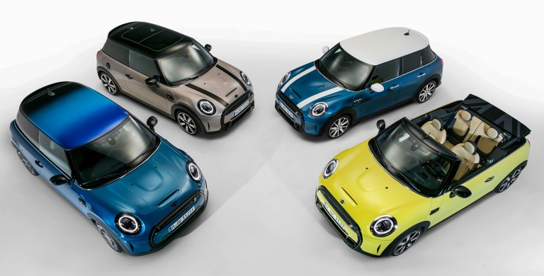 MINI family 4 grouped cars