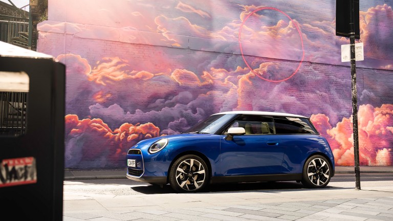 Pink electric mini cooper clearance