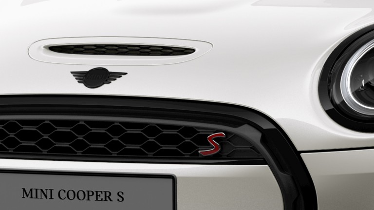 MINI 3-door Cooper SE – exterior – piano black elements