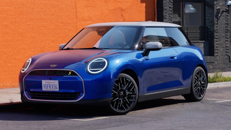 MINI Electric parked