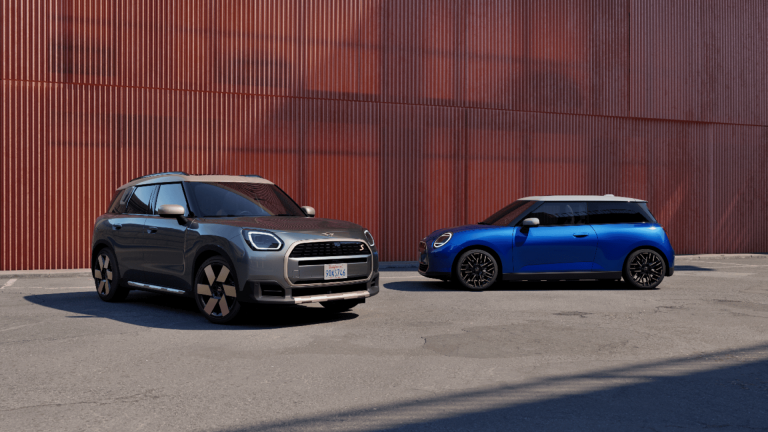 MINI Electric parked