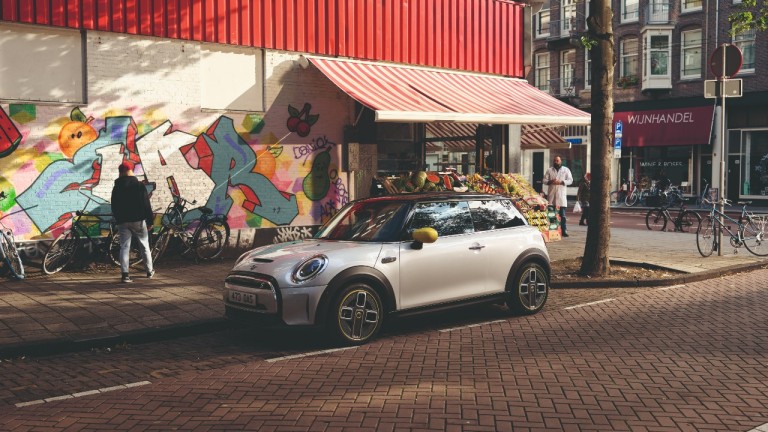 MINI Electric parked